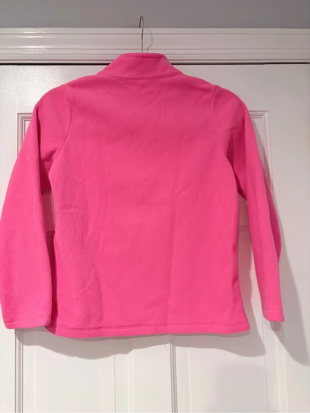 The Children's Place Hot Pink Quarter-Zip Fleece Pullover